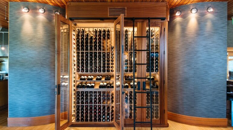 Display Racks for Wine Cellars